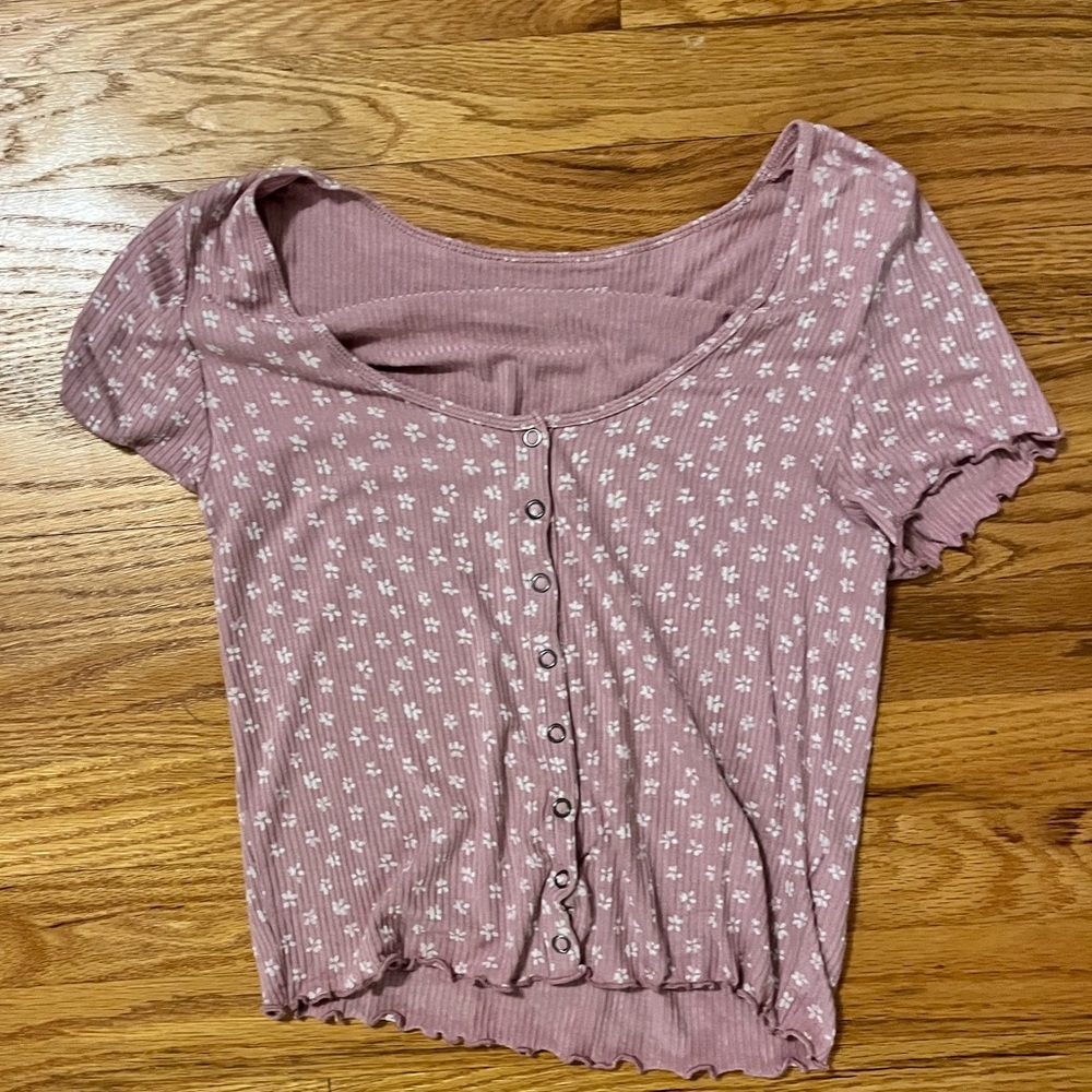 Floral crop top